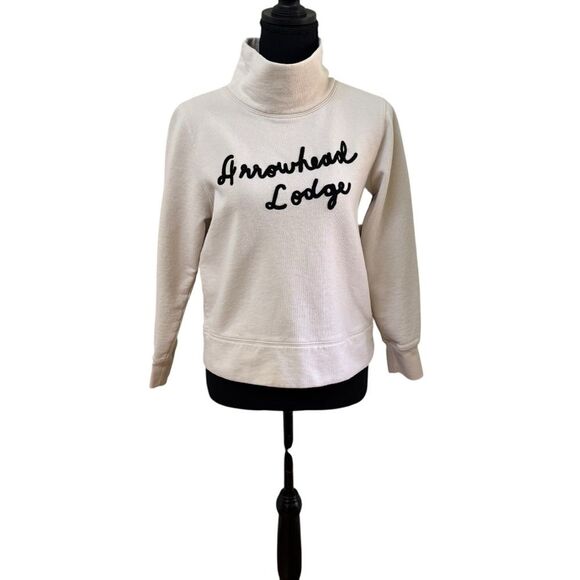 MADEWELL Arrowhead Lodge Funnelneck Sweatshirt Medium - Picture 5 of 8